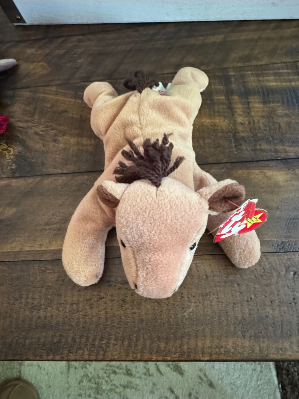 Beanie Baby “Derby” Ty Brown Horse Plush with Dark Brown Mane